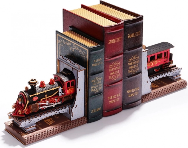 3D-Puzzle Buchstütze Historischer Dampfzug