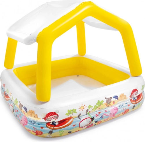aufblasbares INTEX Kinderbecken mit abnehmbarer Überdachung