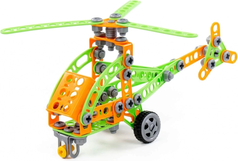 Atraktivní vrtulník pro malé inženýry