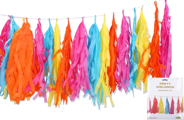 Meerkleurige franjeslinger