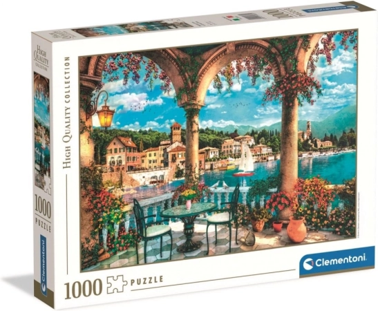 Puzzle 1000 pieces BALCONY VIEW OF LAKE COMO by Clementoni