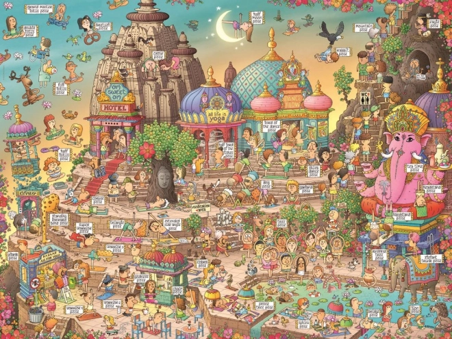 Yoga Land Puzzle 1500 Pieces HEYE
