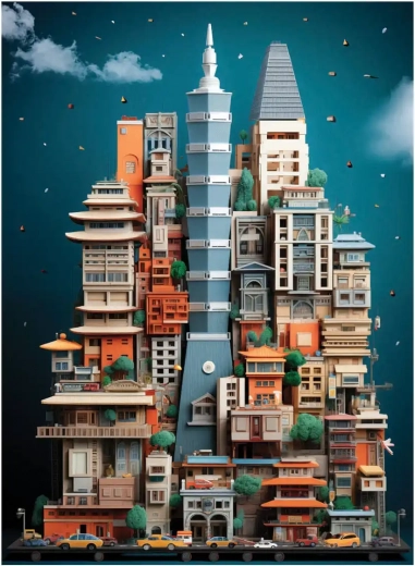 Puzzle Taipei 1000 Pieces