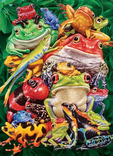 Frog Business Puzzle 1000 Pieces by COBBLE HILL