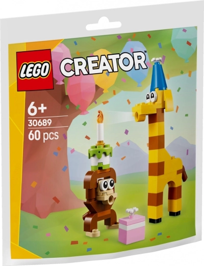 Kit de construction créatif – animaux d’anniversaire