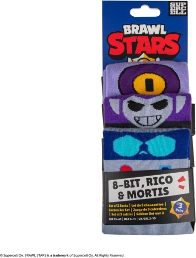 3 pairs with iconic Brawl Stars motifs