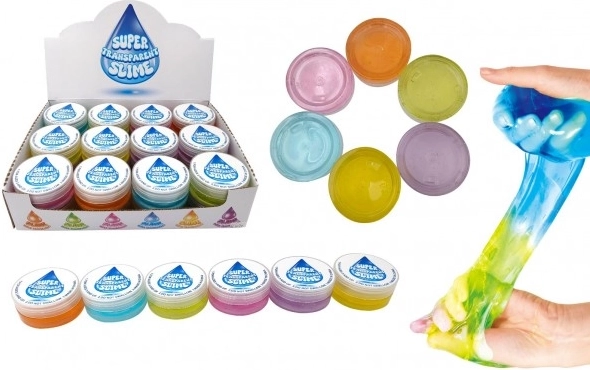 Super Transparent Slime Mix Colors 7 cm