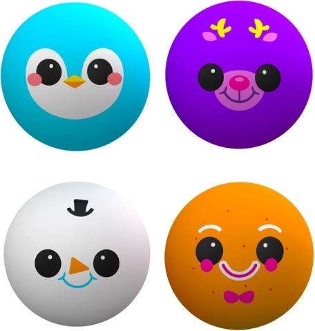 set di palline da strizzare Squishmas Squishkins