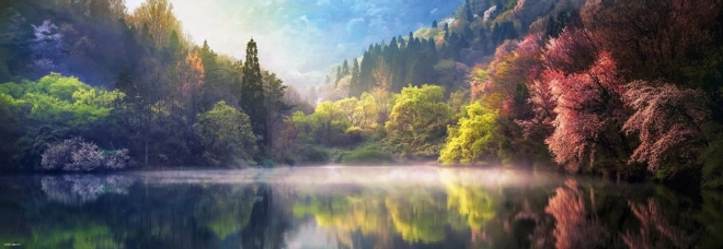 Puzzle 1000 pcs Seryang-ji Lake Panorama