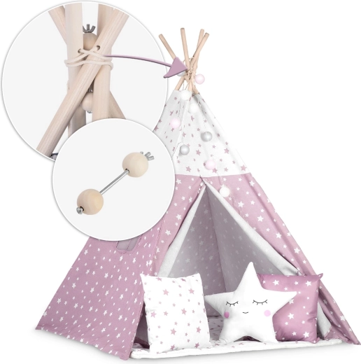 Stabilna drvena konstrukcija sa stabilizatorom