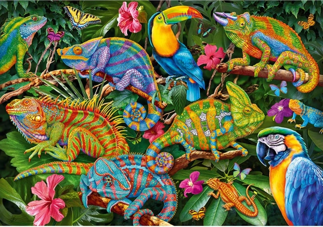 Amazing Chameleons Puzzle 2000 pieces