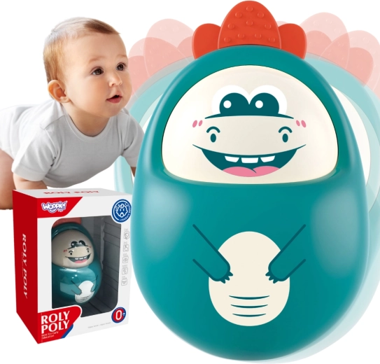 Woopie rocking dinosaur with melodies for babies
