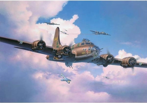 Plastic model B-17 F Memphis Belle