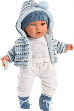 Realistická bábika Baby Enzo so zvukmi