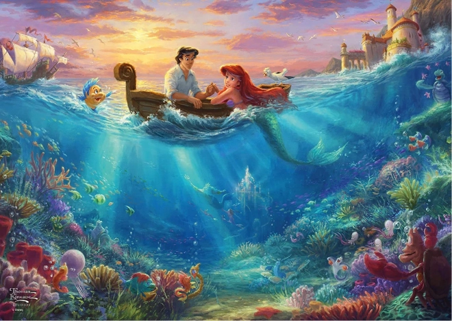 Puzzle in Tin Box Ariel 500 Pieces