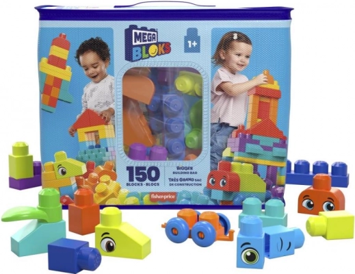 Mega Bloks Really Big Bag of Blocks - Blue (150 pieces)