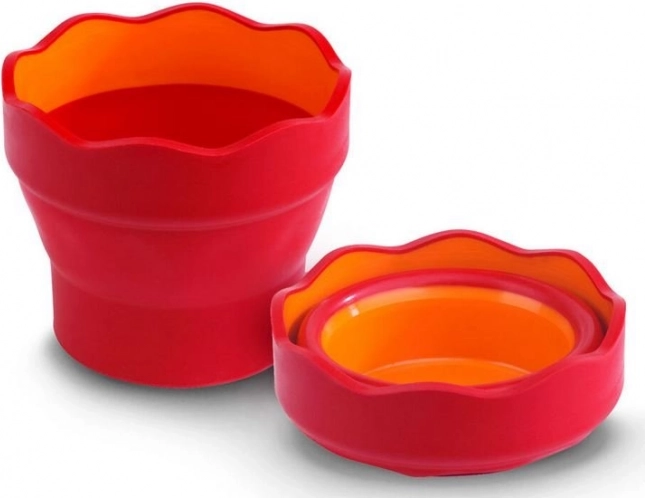 Waterbeker Faber-Castell Clic&Go rood