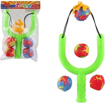 katapult met waterballonnen – plastic katapult en 4 ballen voor zomers waterplezier