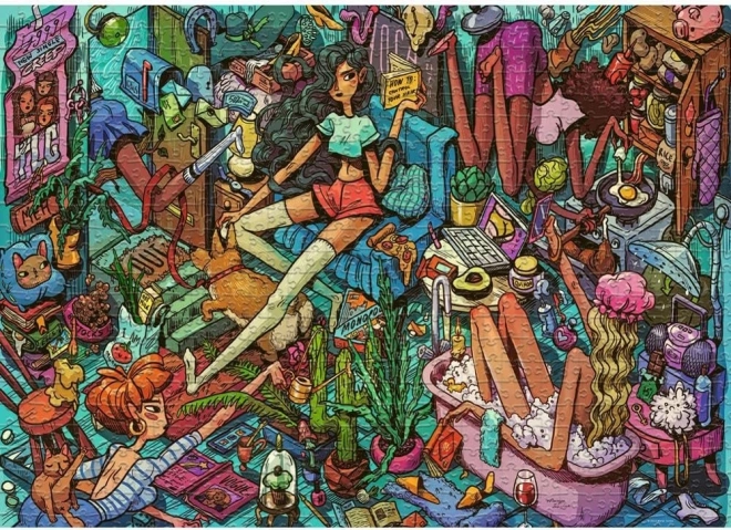 Puzzle Household Roommates 1000 Pieces
