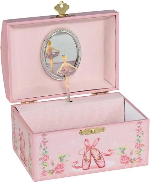 Goki music jewelry box Ballet Slippers – melody Swan Lake