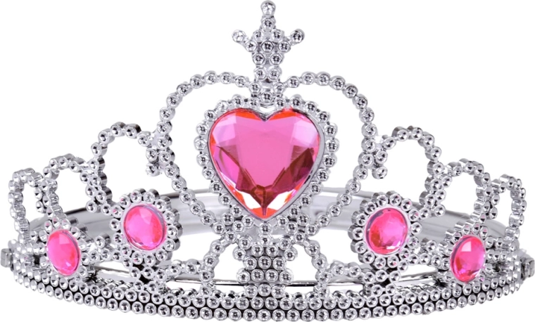 Princeskina krona z rožnatimi kamni