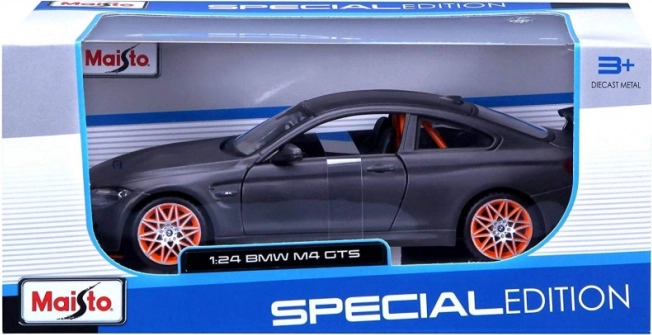 Metal model BMW M4 GTS 1:24 gray