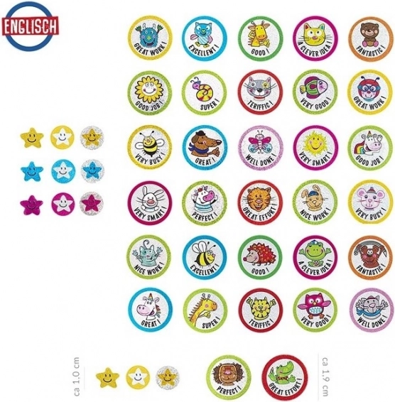 Sparkling Stickers 320 pieces