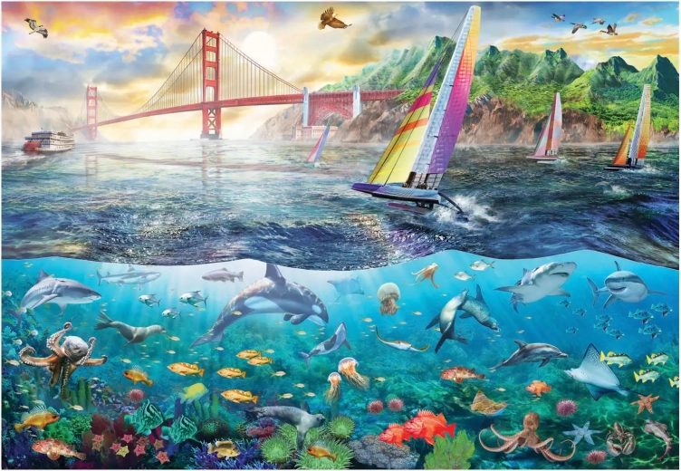 Anatolian puzzle San Francisco Bridge 2000 pieces