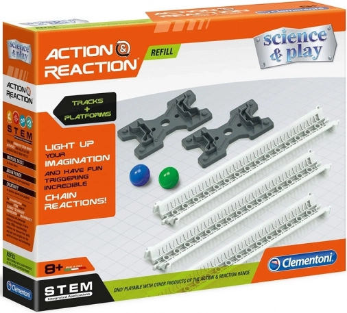 Clementoni Action-Reaction – tracks and platforms expansion set