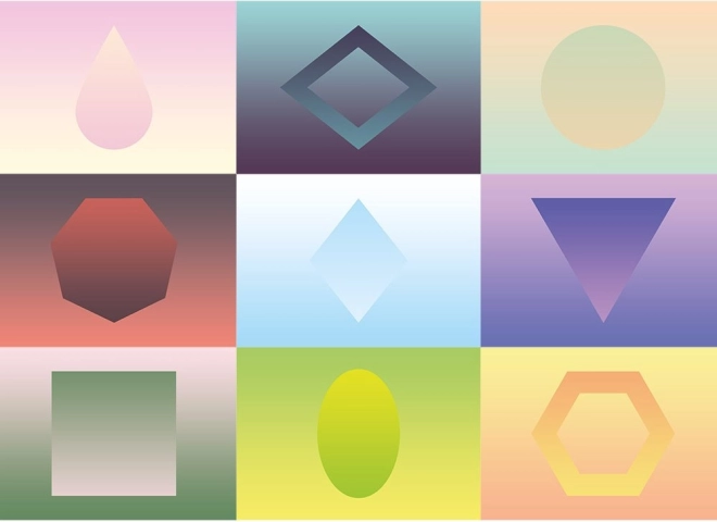 Geometry Puzzle 1000 Pieces CLOUDBERRIES