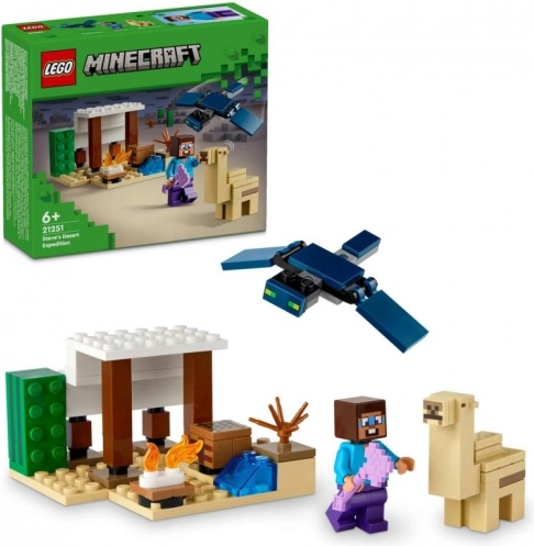Minecraft kockák 21251 Steve sivatagi expedíciója