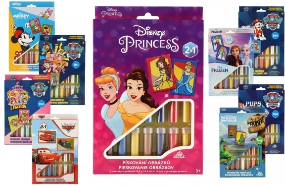 Sabbiatura Disney 2 in 1 mix di tipi in scatola