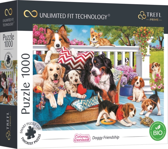 Puzzle Cuteness Overload: Dog Friendship 1000 pieces
