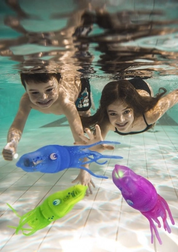 Squiddy modrá plovoucí hračka modrá