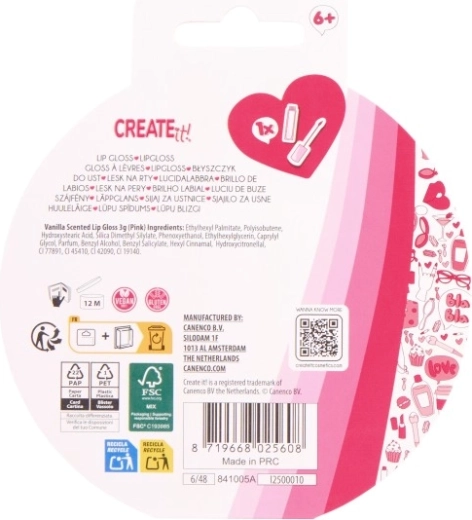 Shine and hydration with a vanilla scent