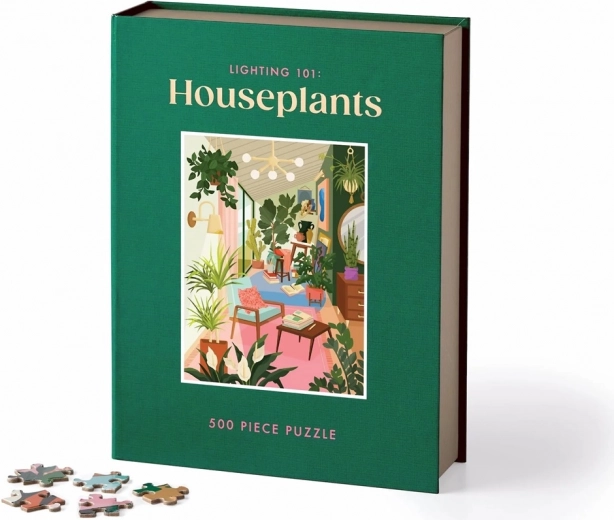 Galison Puzzle Houseplants and Their Light Requirements 500 Pieces
