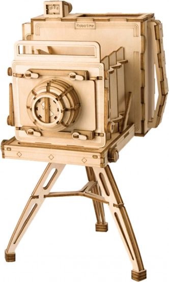 Houten 3D puzzel Historische camera