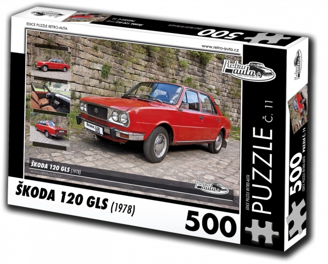 Puzzle RETRO-AUTA Škoda 120 GLS 1978 – 500 pieces