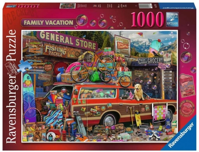 2D Puzzle 1000 pieces Family Holiday