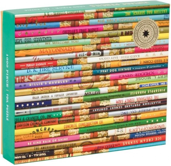 1000-Piece Puzzle – Vintage Pencils (GALISON, PHAT DOG VINTAGE)