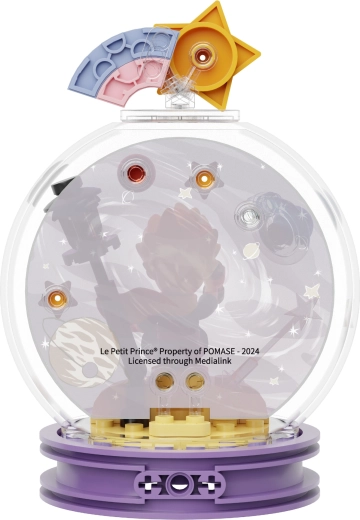 Decorative star lamp under a dome