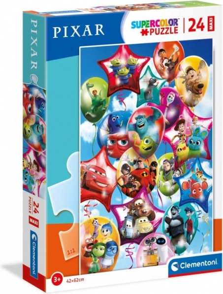 Puzzle CLEMENTONI Pixar party MAXI 24 pièces