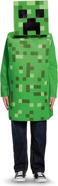 Minecraft Creeper jelmez gyerekeknek 7–8 éveseknek