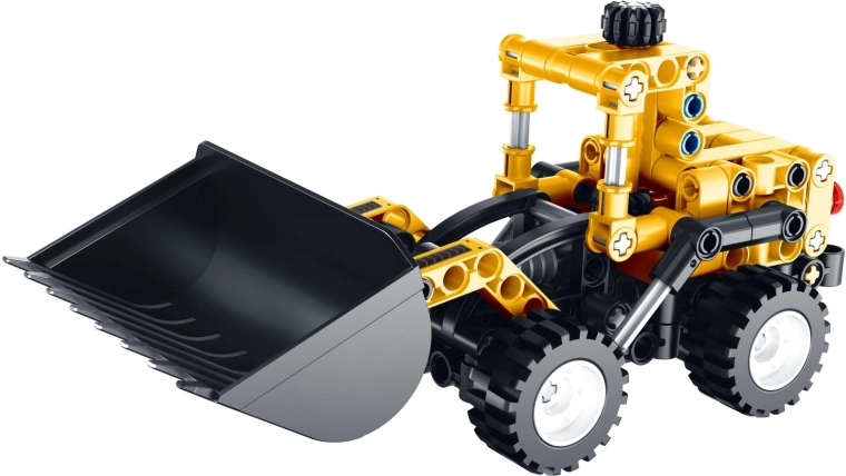 Realistické stavební stroje s funkčními prvky