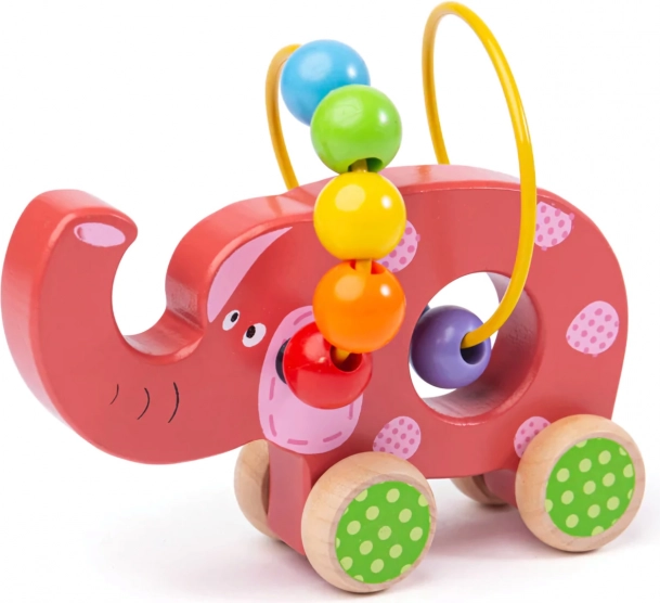 Houten Motorische Doolhof Olifant van Bigjigs