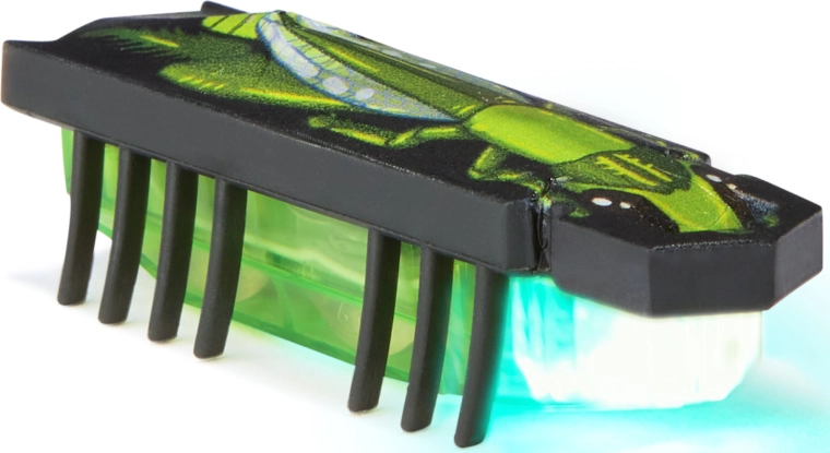 Flashing micro bug with vibration drive