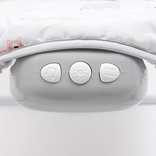 Uklidňující vibrace, melodie a světlo