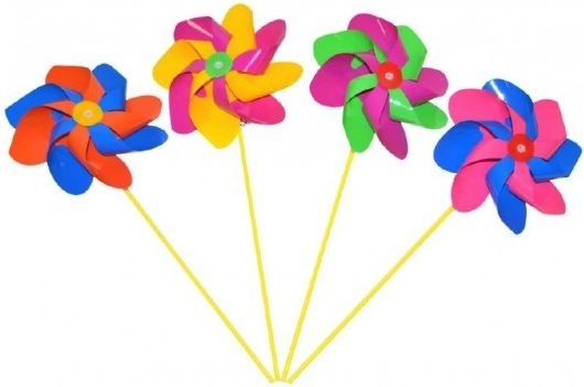Girandola colorata in plastica 20 cm