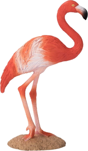 Mojo Caribbean Flamingo Figurine – Realistic Plastic Model