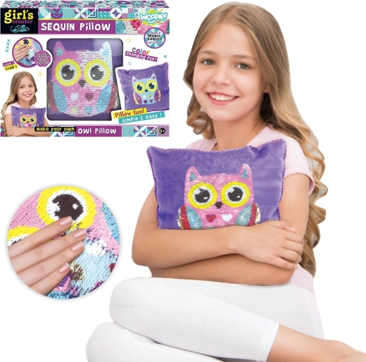 Creative Set Cushion for Decoration Owl WOOPIE ART&FUN